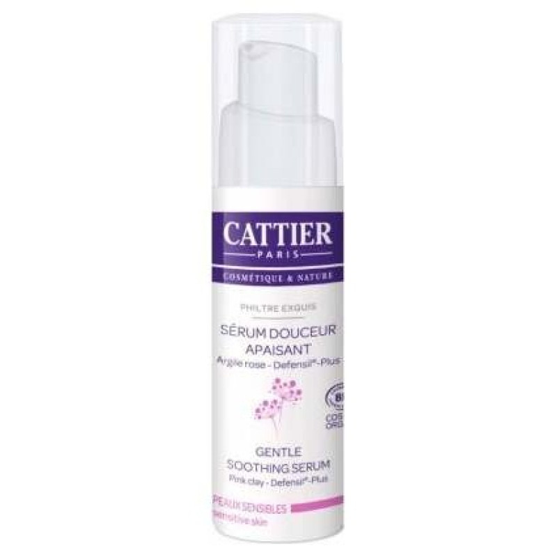 Serum Calmante Suave Arcilla Rosa 30ml - Cattier