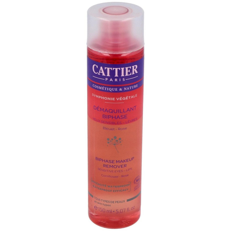 Dmaquillant Bi - Phase Yeux Lvres Sensibles 150ml - Cattier