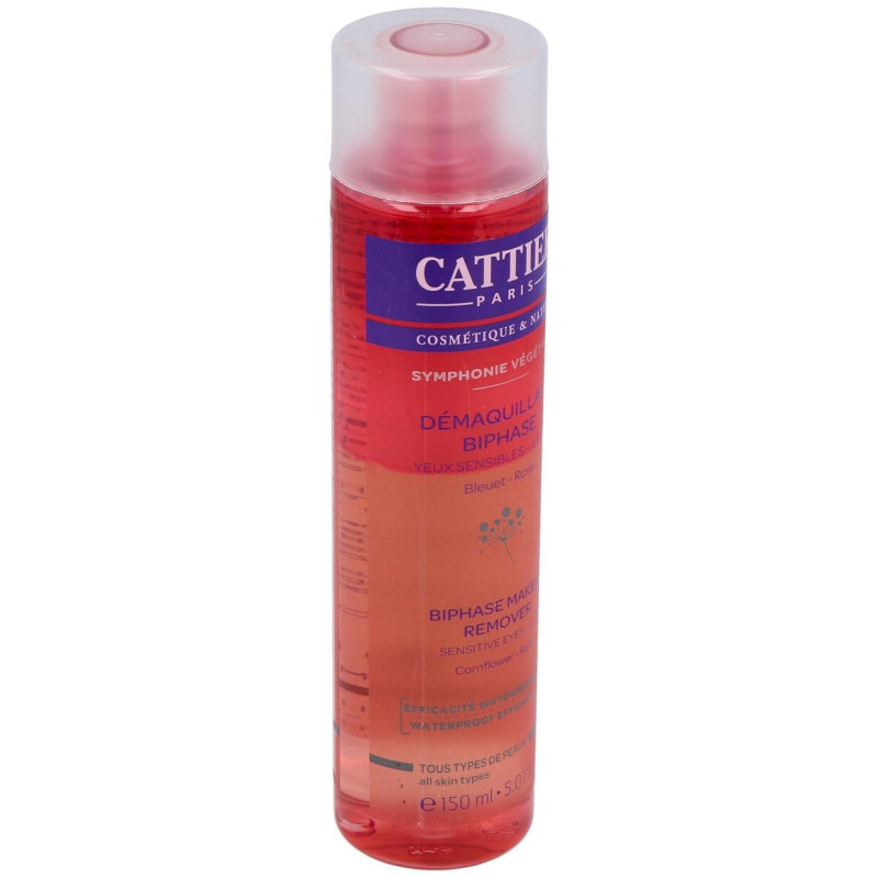Dmaquillant Bi - Phase Yeux Lvres Sensibles 150ml - Cattier
