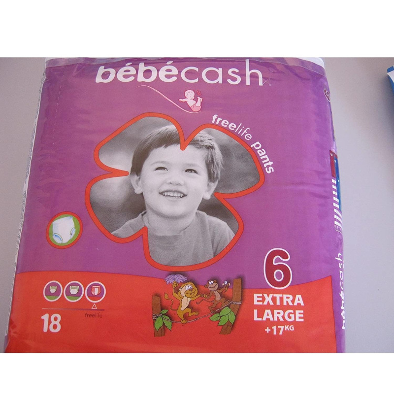 Freelife Bebecash Pañal Infantil Pants (+18 Kg Xl 22 U)