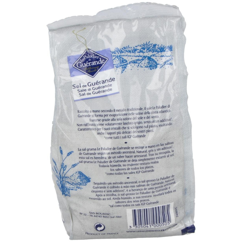 Sal Marina Gris Bretaña Gruesa 1kg - Guerande