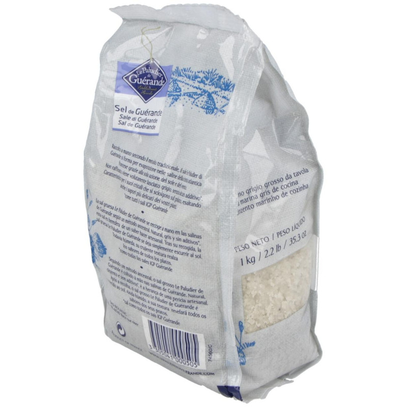 Sal Marina Gris Bretaña Gruesa 1kg - Guerande
