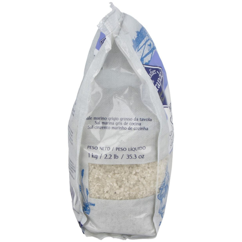 Sal Marina Gris Bretaña Gruesa 1kg - Guerande