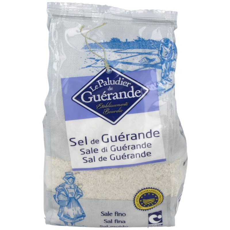 Sal Marina Gris Bretaña Fina 1kg - Guerande