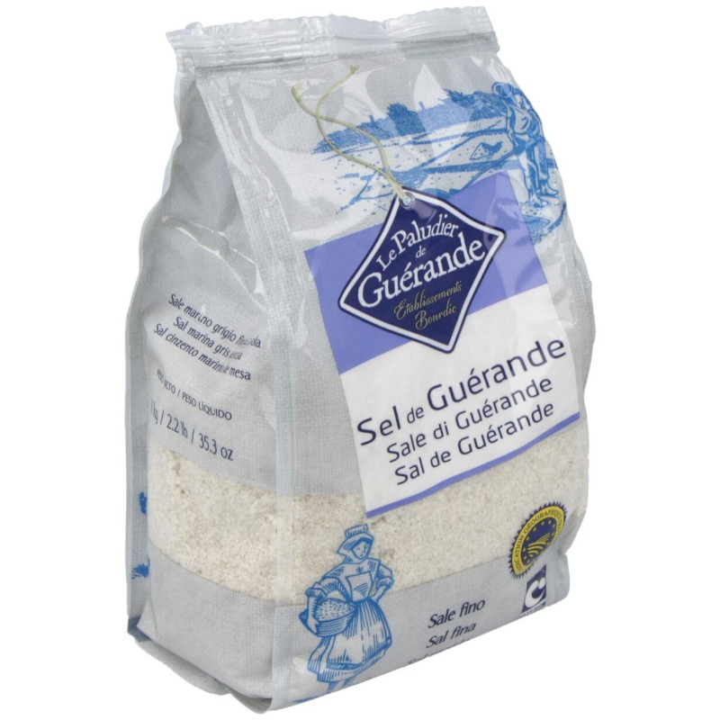 Sal Marina Gris Bretaña Fina 1kg - Guerande