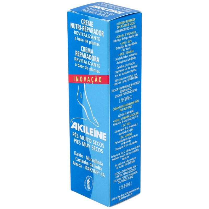 Akileïne Crema Nutri - Reparadora Pies Secos, 50 ml - Akileine