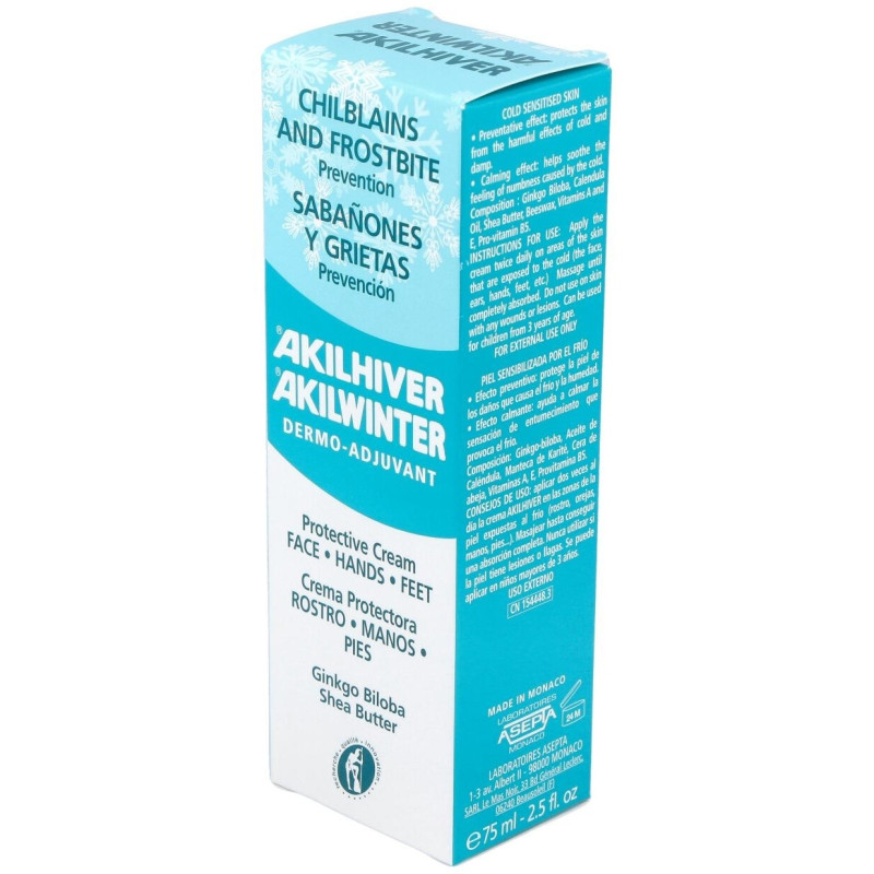 Akilhiver Crema Grietas y Sabañones, 75 ml - Akileine