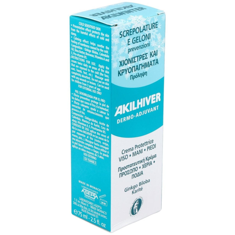 Akilhiver Crema Grietas y Sabañones, 75 ml - Akileine