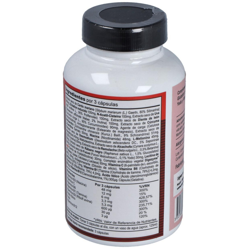 Vedic Health L - Detox Formula Hepatica 100caps - Vbyotics