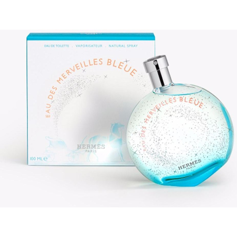 Eau Des Merveilles Bleue Eau de Toilette Vaporizador 100 ml - Hermes