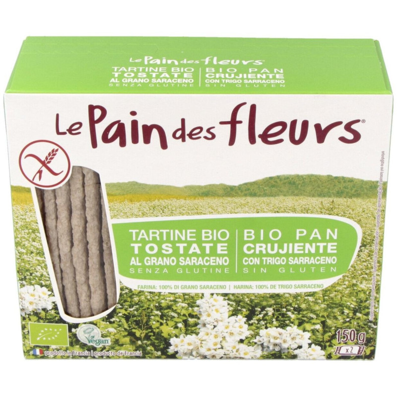 Cracker Trigo Sarraceno 150gr. Bio Sg Vegan - Le Pain Des Fleurs