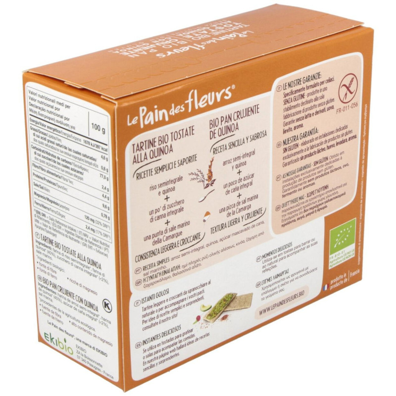 Cracker Quinoa 150gr.bio Sg Vegan - Le Pain Des Fleurs