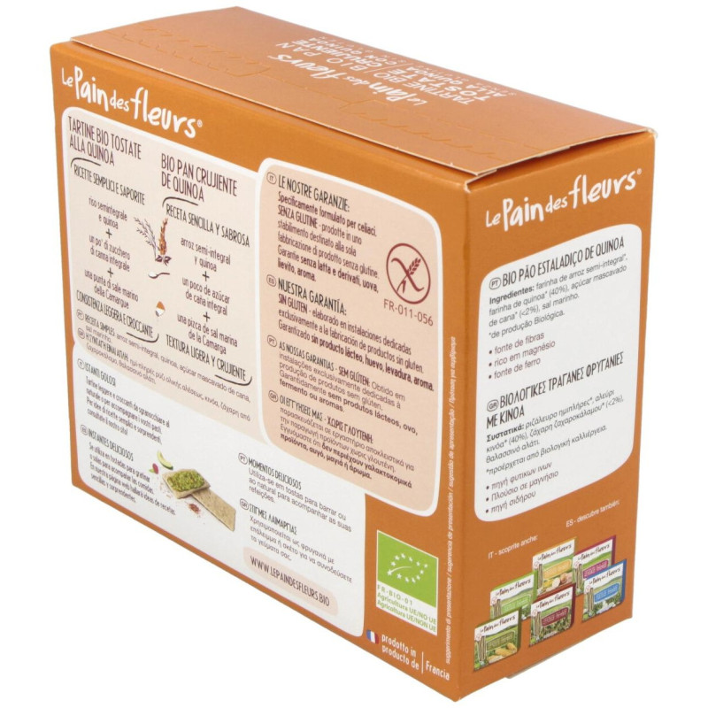 Cracker Quinoa 150gr.bio Sg Vegan - Le Pain Des Fleurs