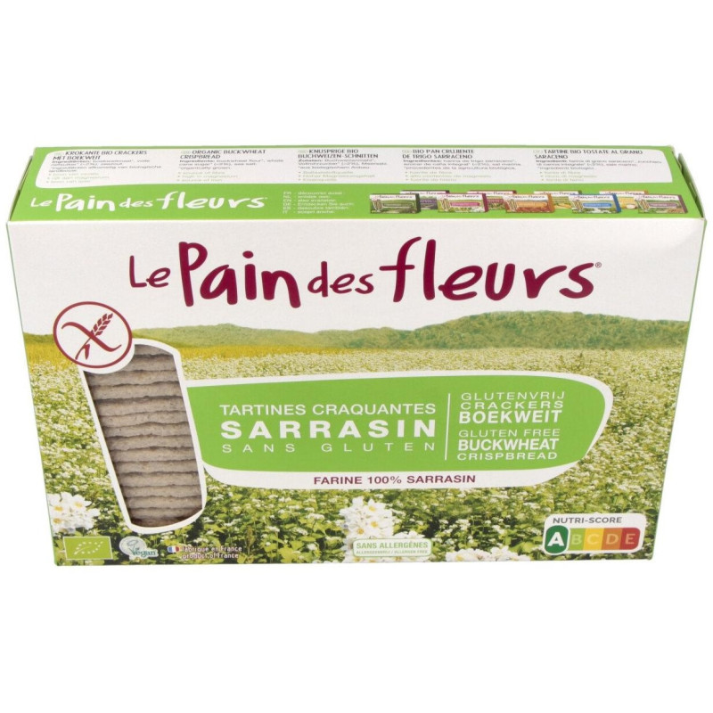 Cracker Trigo Sarraceno 300gr. Bio Sg Vegan - Le Pain Des Fleurs
