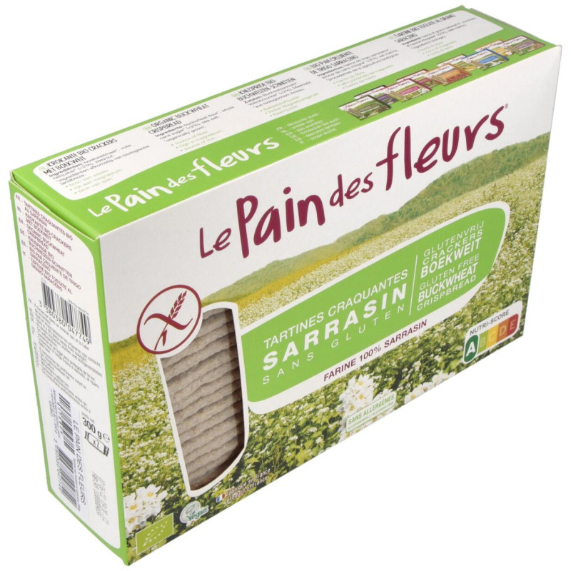 Cracker Trigo Sarraceno 300gr. Bio Sg Vegan - Le Pain Des Fleurs