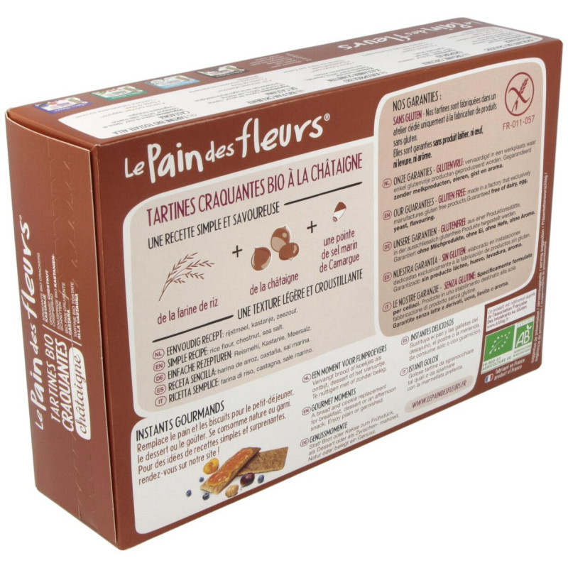 Cracker Castaña 300gr. Bio Sg Vegan - Le Pain Des Fleurs