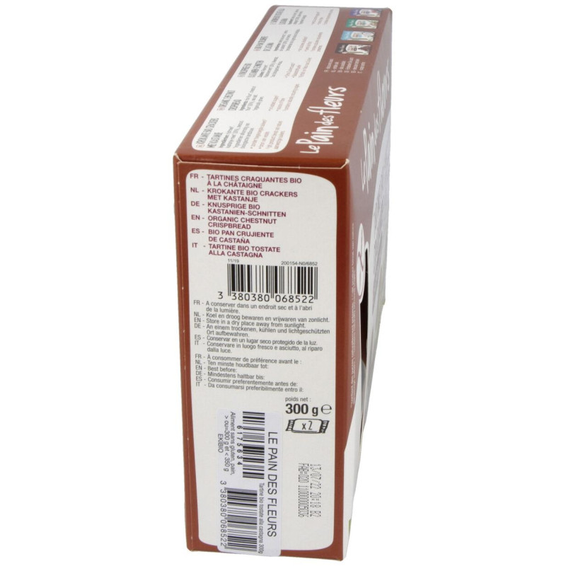 Cracker Castaña 300gr. Bio Sg Vegan - Le Pain Des Fleurs