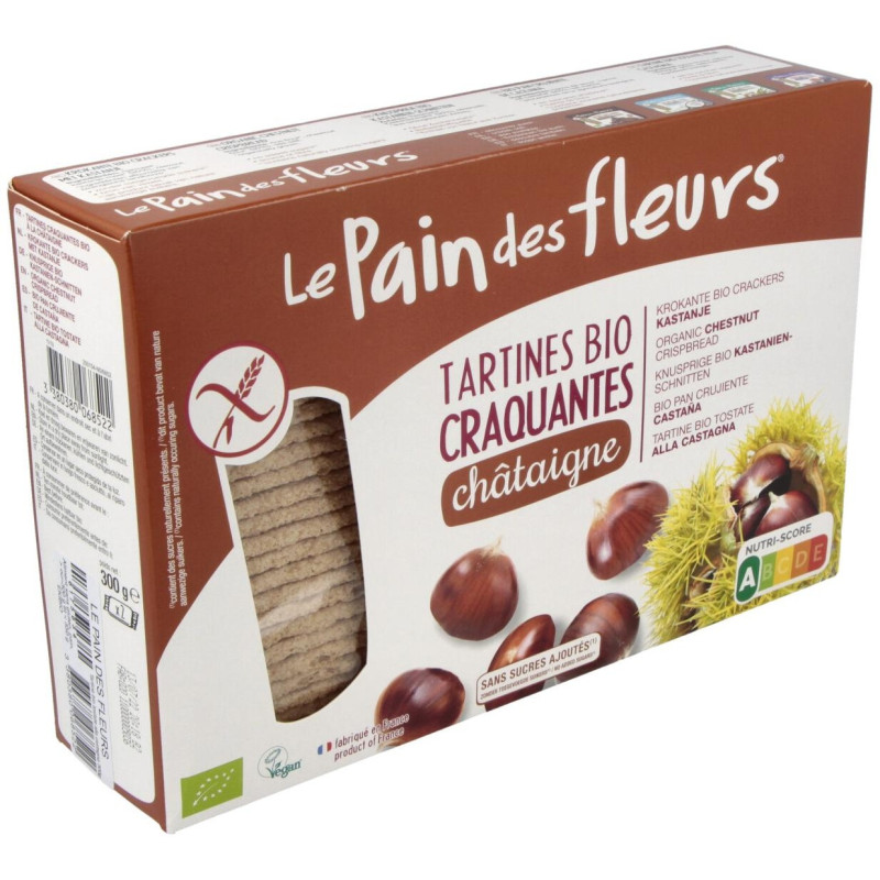 Cracker Castaña 300gr. Bio Sg Vegan - Le Pain Des Fleurs
