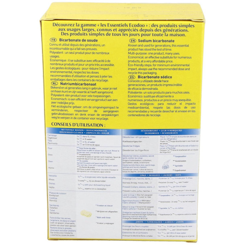 Bicarbonato De Sodio 1Kg.