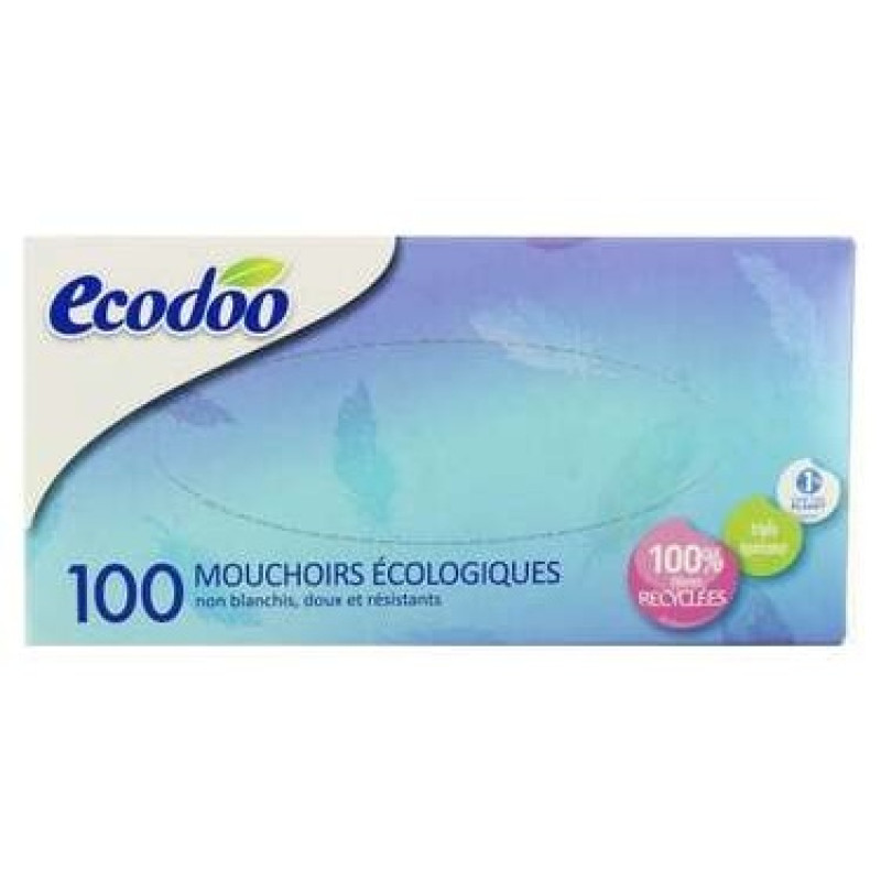 Ecodo Pañuelo Caja Triplecaps 100% 100uds - Ecodoo