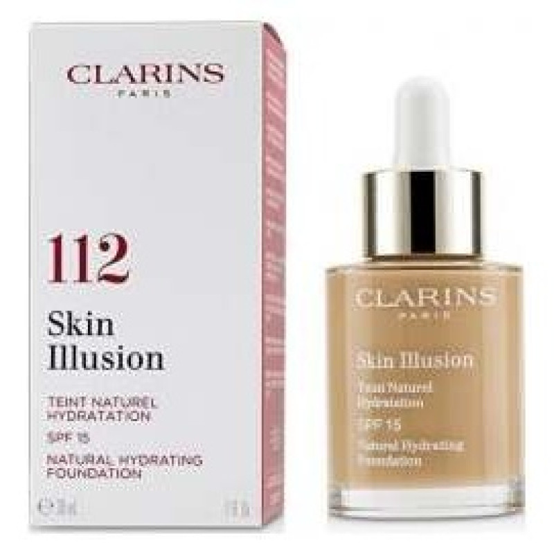 Skin Illusion Teint Naturel Hydratation 112 - Amber - Clarins