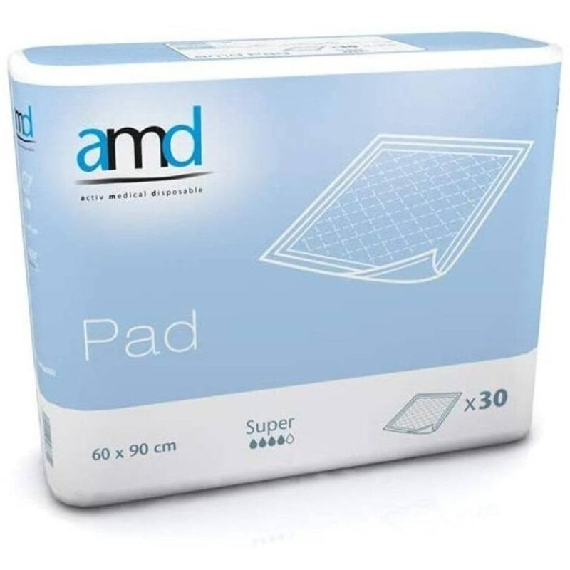 Protector Cama Pad Super 60x90 30uds - Amd