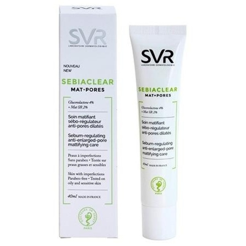 Sebiaclear Matificante+pores Matificante Antiporos 40ml - Svr