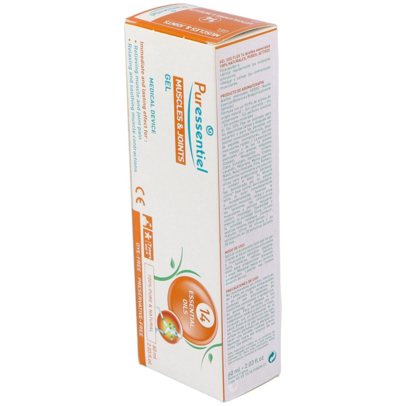 Gel Articulaciones y Musculos con 14 Ae 60ml - Puressentiel