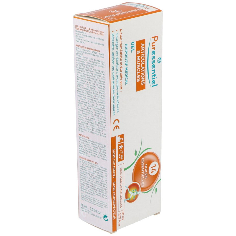 Gel Articulaciones y Musculos con 14 Ae 60ml - Puressentiel