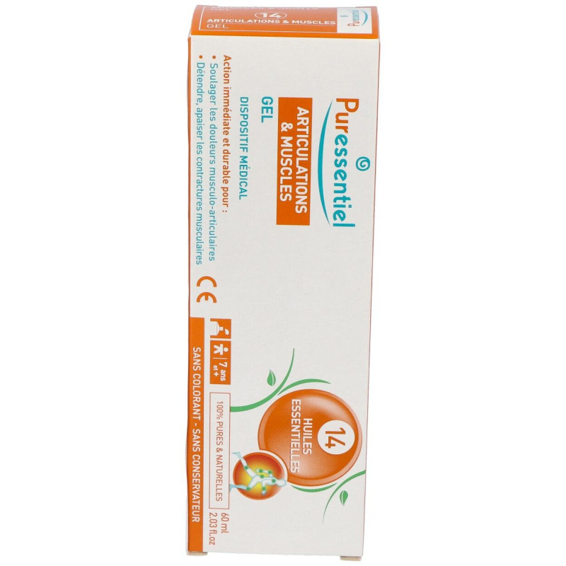 Gel Articulaciones y Musculos con 14 Ae 60ml - Puressentiel