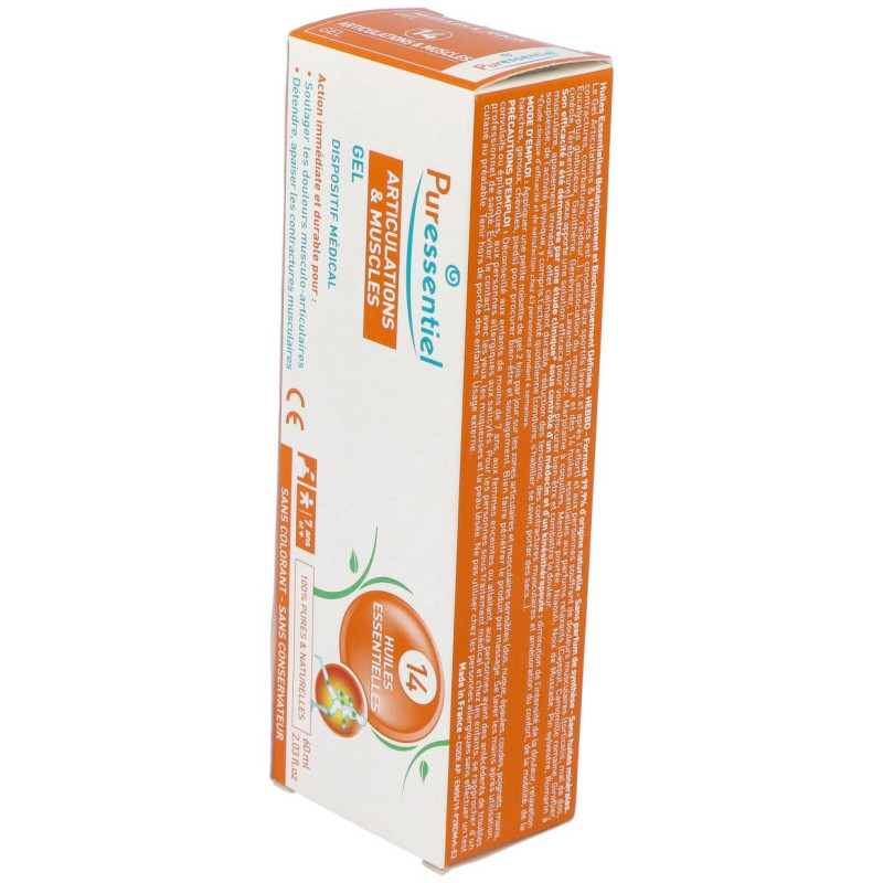 Gel Articulaciones y Musculos con 14 Ae 60ml - Puressentiel
