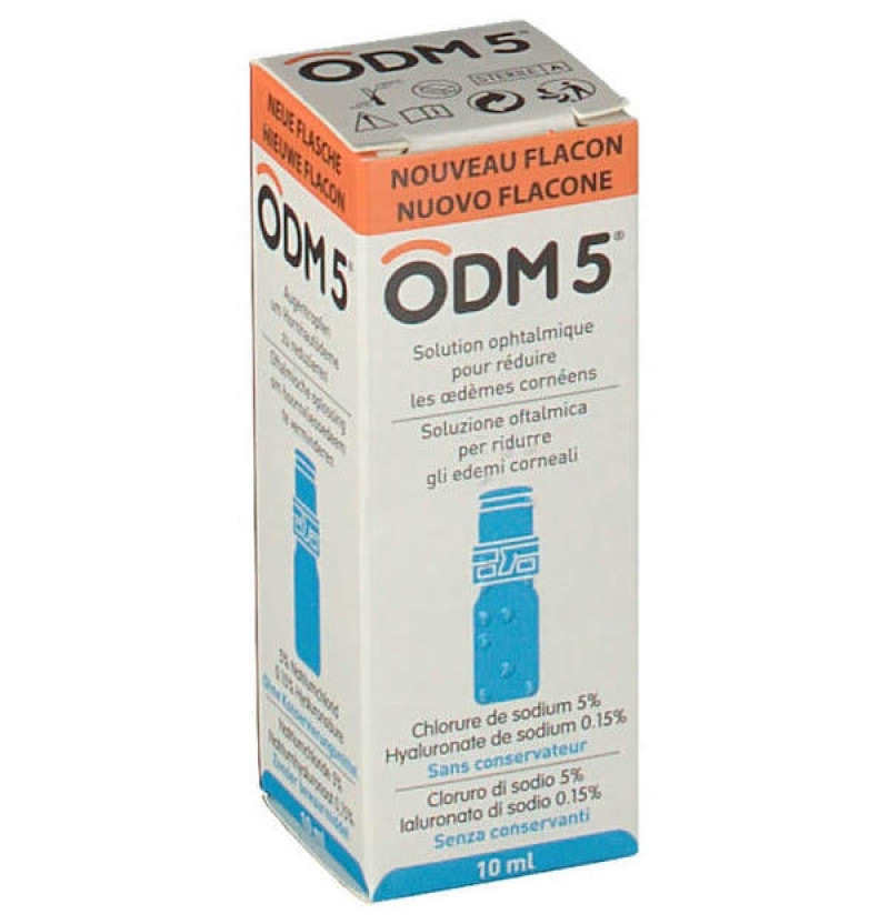 Odm 5 Antiedema Corneal - Solución Oftalmica Hiperosmolar (1 Frasco Multidosis 10 ml) - Horus Pharma