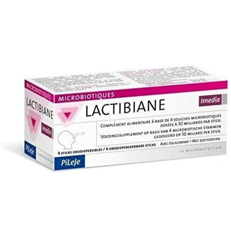 Lactibiane Imedia Pileje (4 Sticks Orodispensables) - Pileje Slu