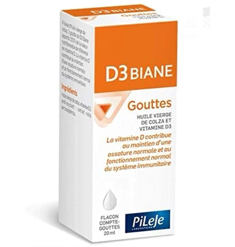 D3 Biane Gotas (1 Frasco 15 ml) - Pileje Slu