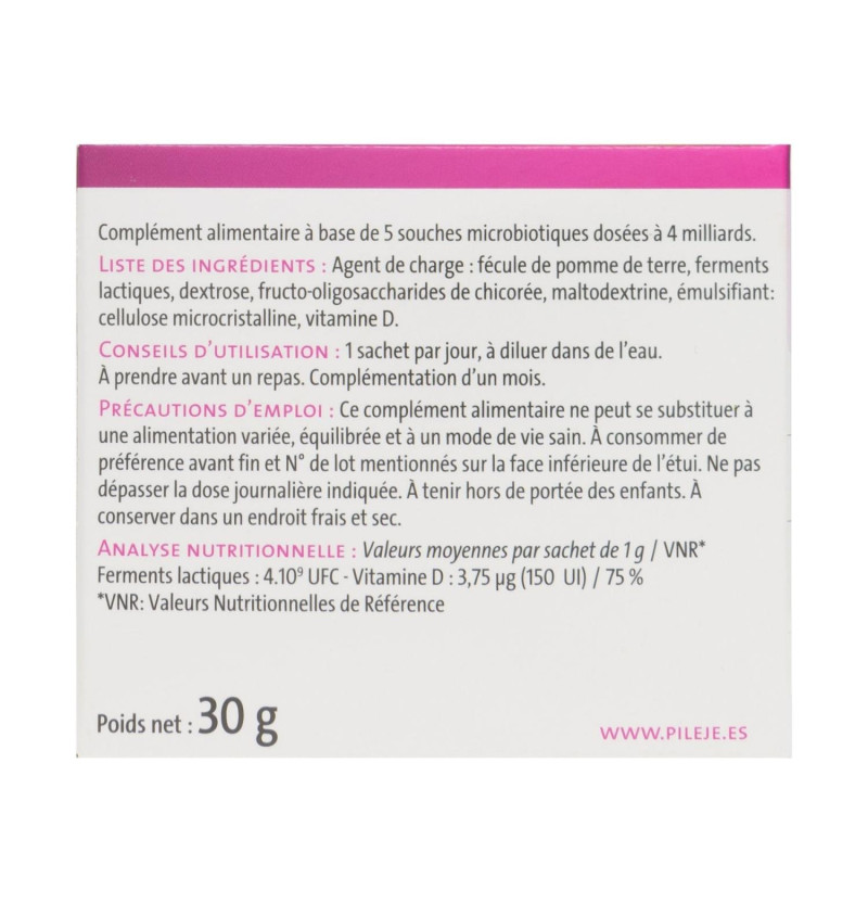 Lactibiane Enfant Pileje (30 Sobres 2,5 g) - Pileje Slu