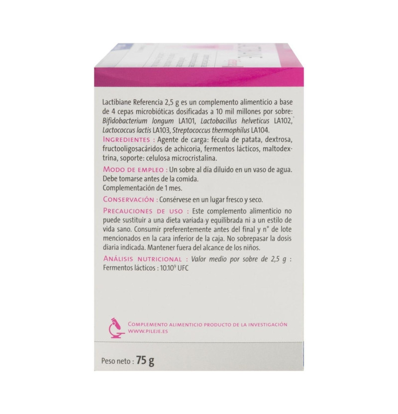 Lactibiane Reference Pileje (30 Sobres 2,5 g) - Pileje Slu