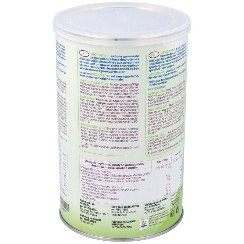 Vegenutril Café 300g - Nutergia