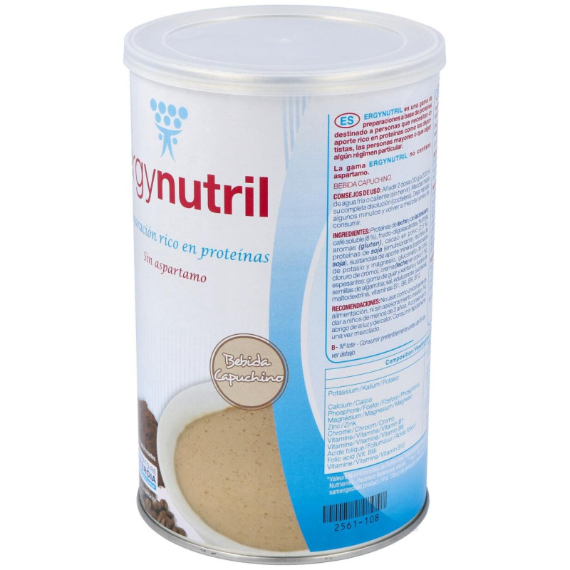 Ergynutril (proteinas) Capuccino Polvo 300gr. 2 - Nutergia