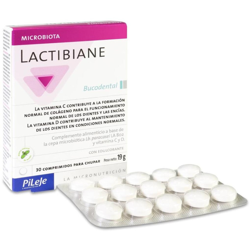 Lactibiane Bucodental 30 Comprimidos para Chupar - Pileje