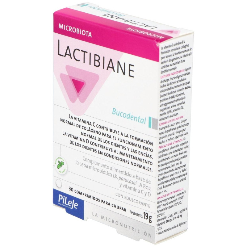 Lactibiane Bucodental 30 Comprimidos para Chupar - Pileje