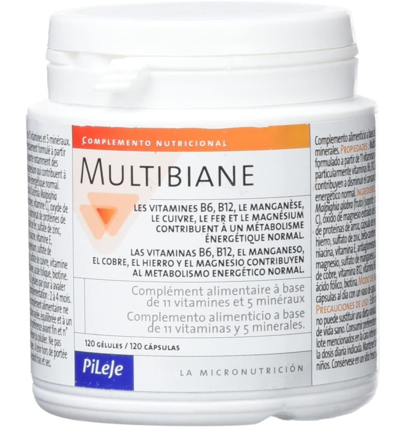Multibiane (120 Cápsulas) - Pileje Slu