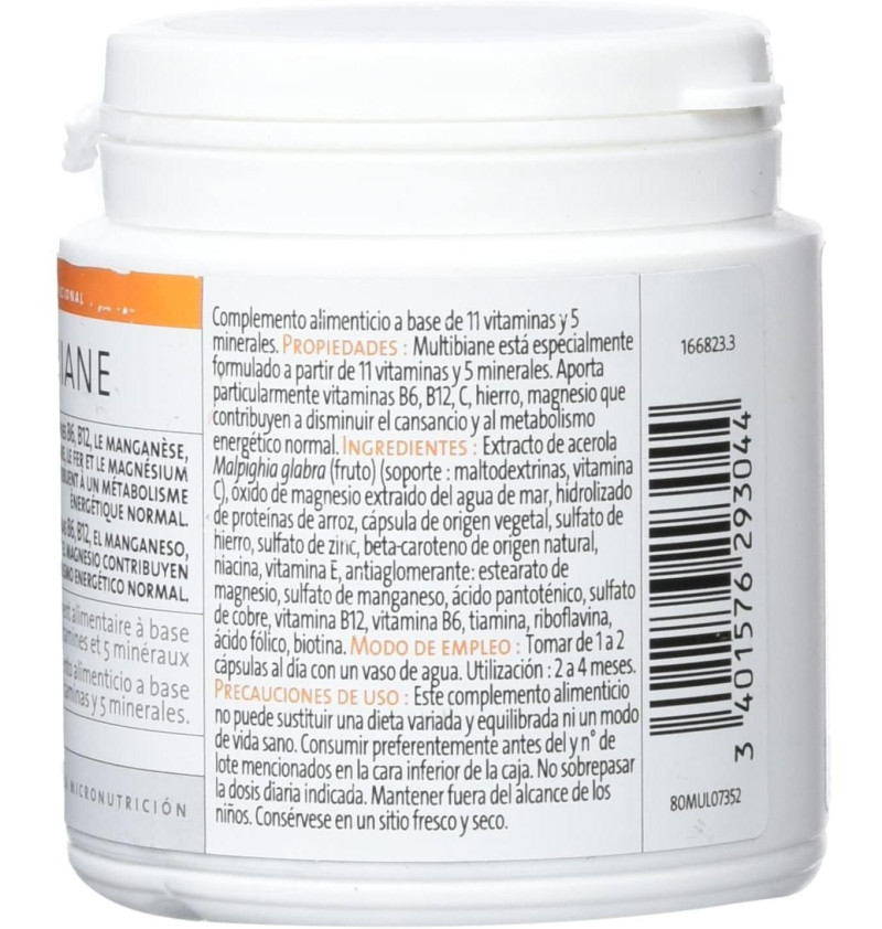 Multibiane (120 Cápsulas) - Pileje Slu
