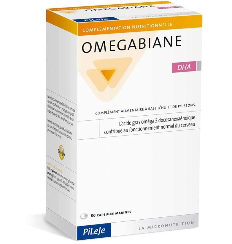 Omegabiane Dha (80 Cápsulas) - Pileje Slu