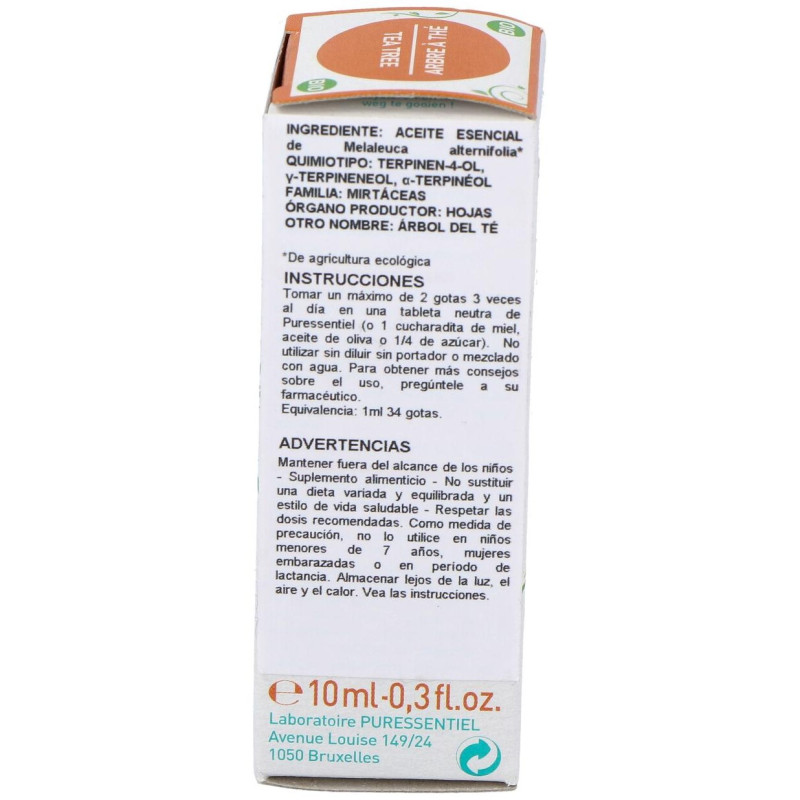 Arbol Del Te Aceite Esencial Bio 10Ml.