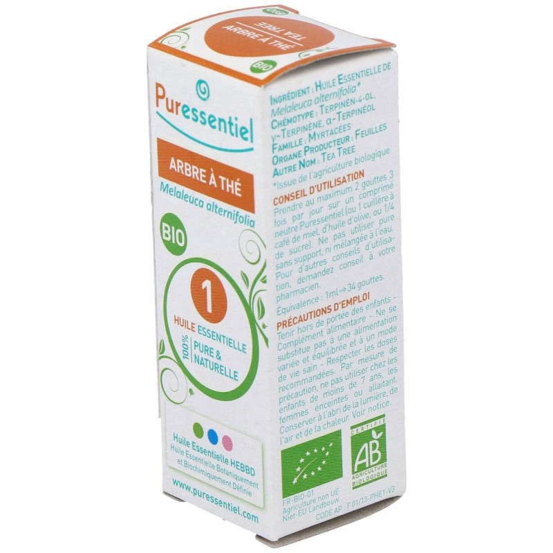 Arbol Del Te Aceite Esencial Bio 10Ml.