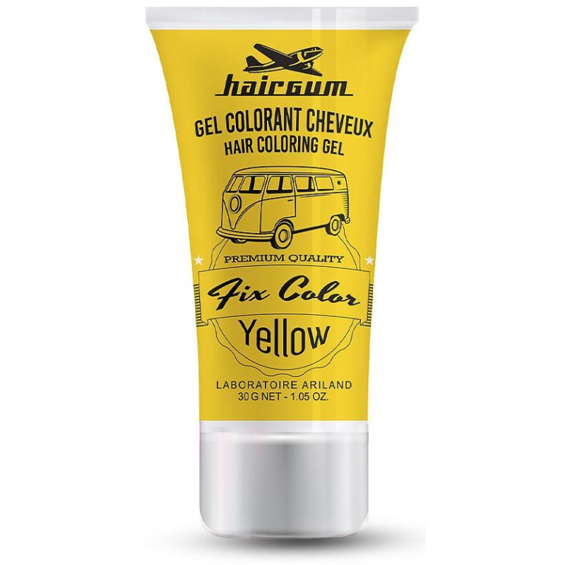 Fix Color Gel Colorant Yellow 30ml - Hairgum