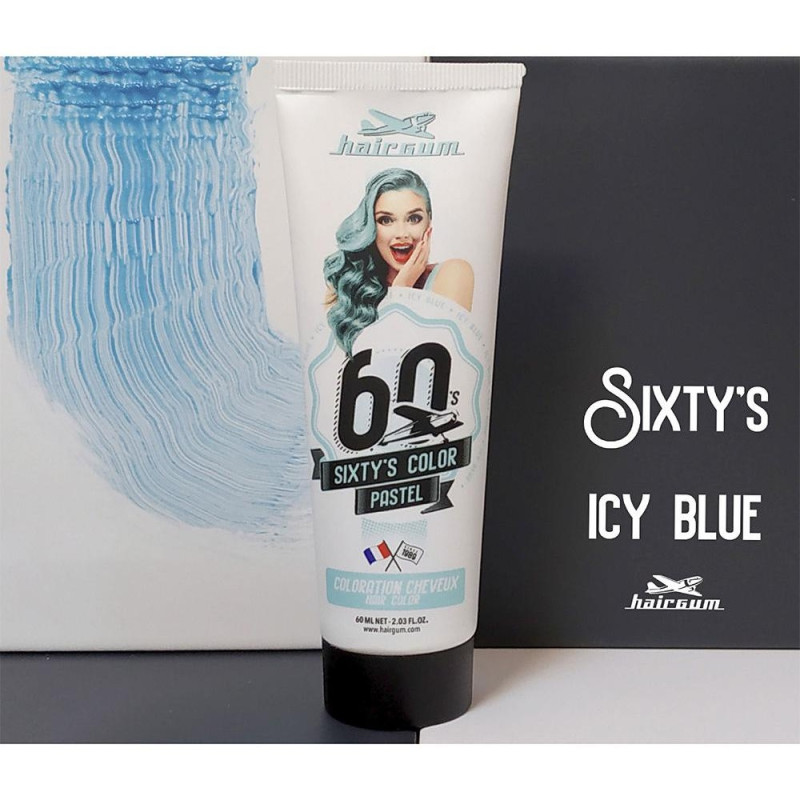 Sixty's Color Hair Color Icy Blue 60ml - Hairgum