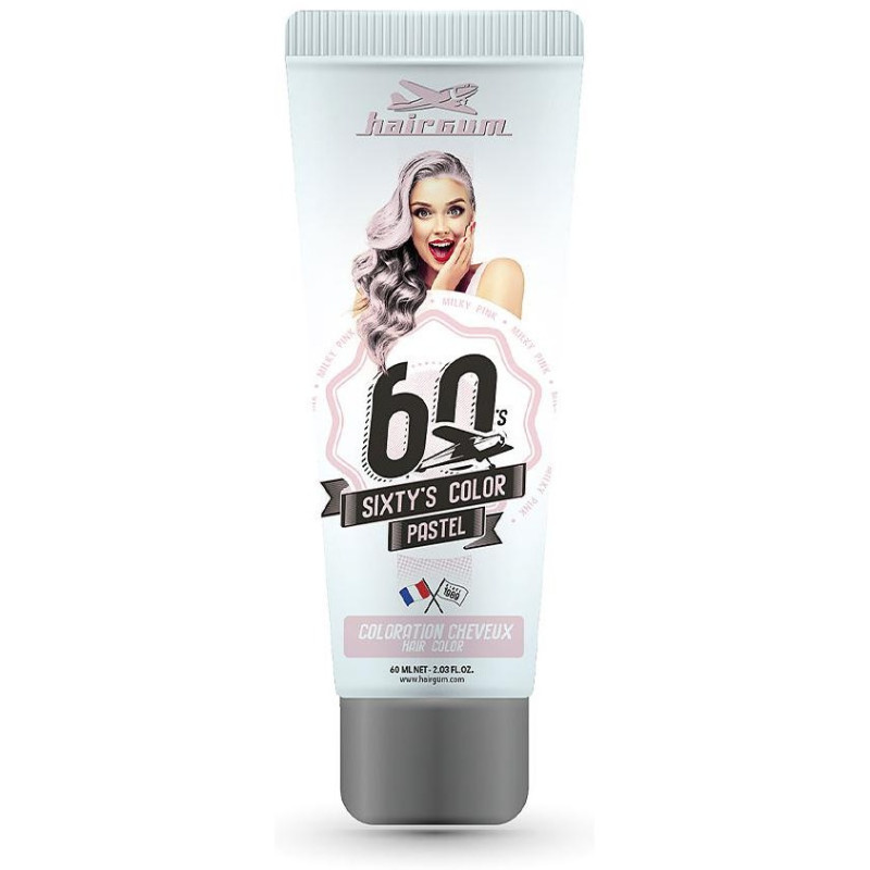 Sixty's Color Hair Color Milky Pink 60ml - Hairgum