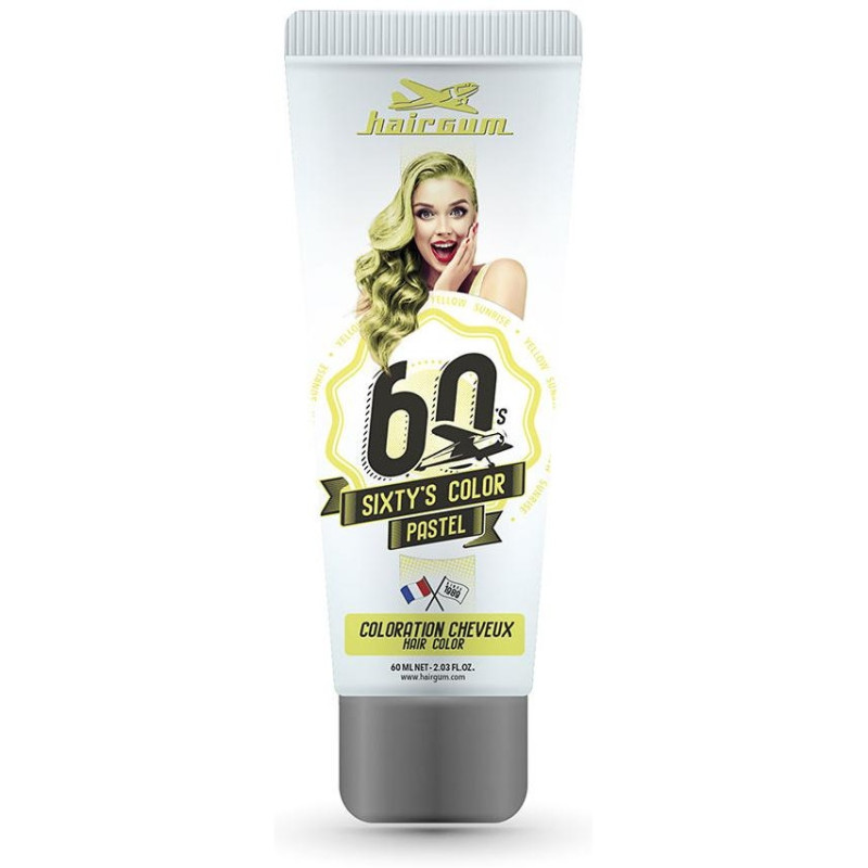 Sixty's Color Hair Color Yellow Sunrise 60ml - Hairgum