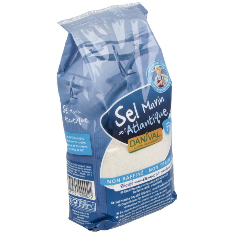 Sal Marina Atlantica Fina Sin Refinar 1Kg.